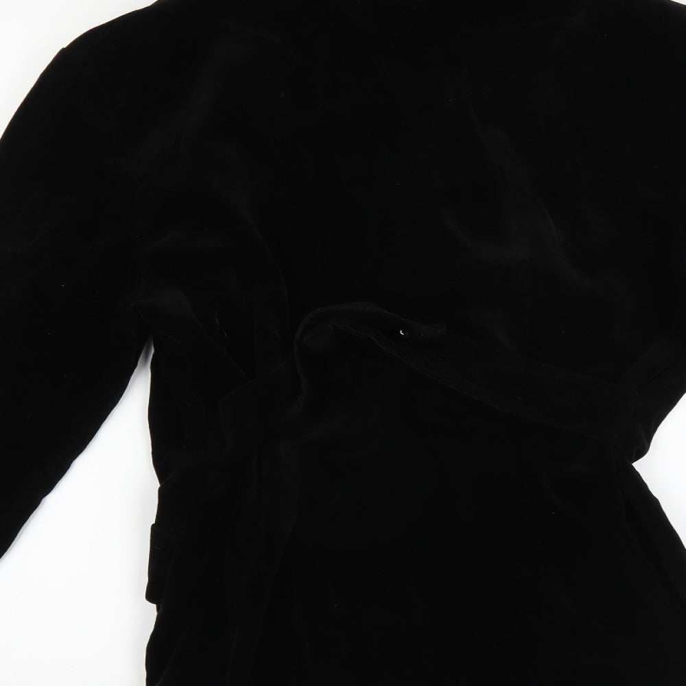 modele Womens Black   Overcoat Coat Size 12