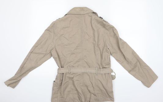 BHS Womens Beige   Overcoat Coat Size 14