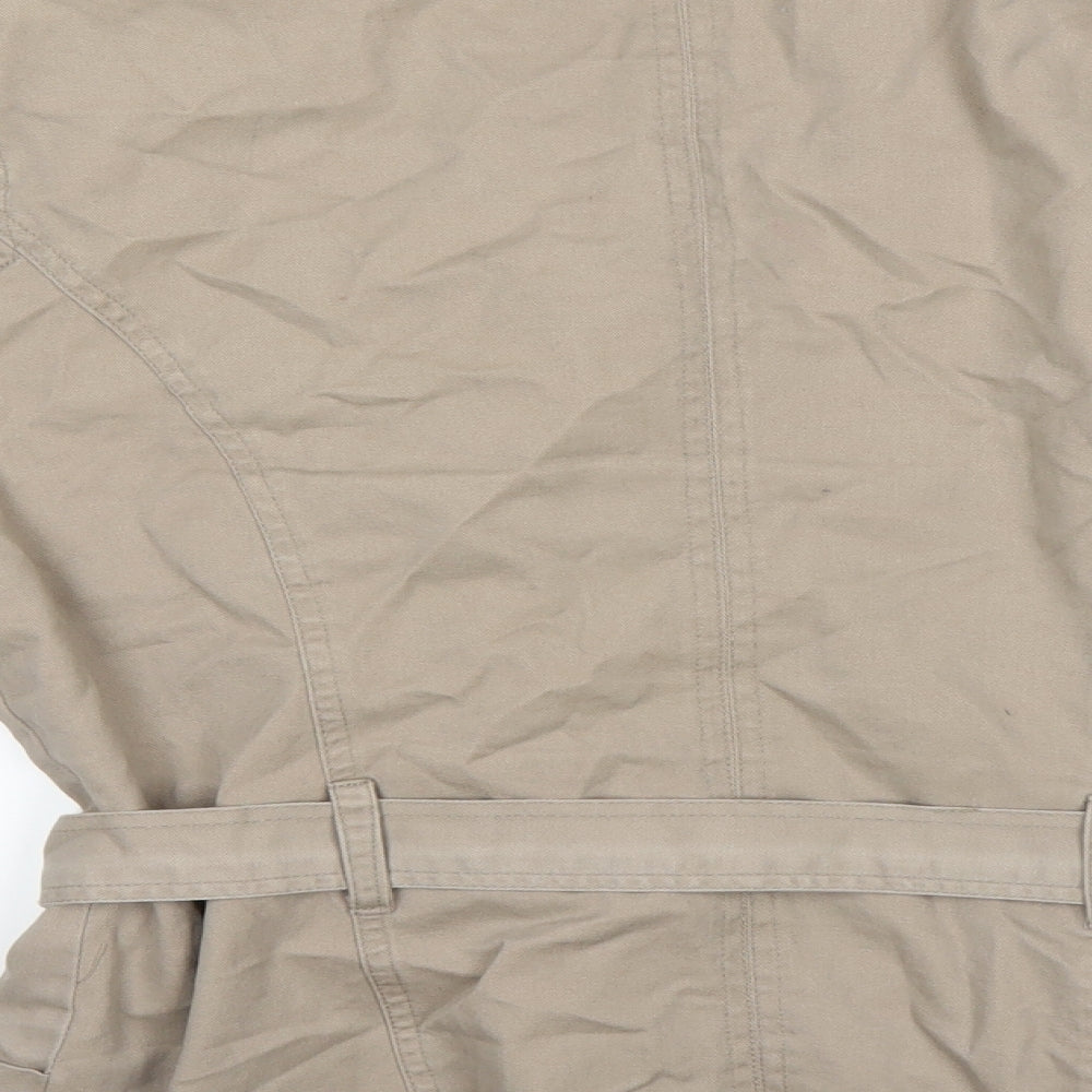 BHS Womens Beige   Overcoat Coat Size 14