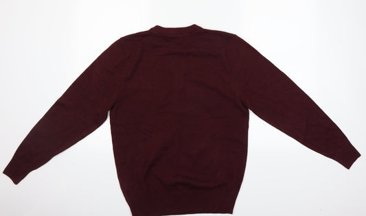 George Mens Purple   Pullover Jumper Size S