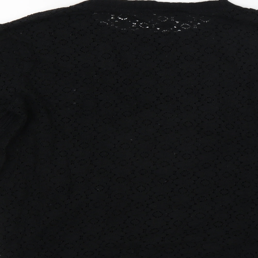 GREAT PLAINS Womens Black   Pullover Jumper Size S