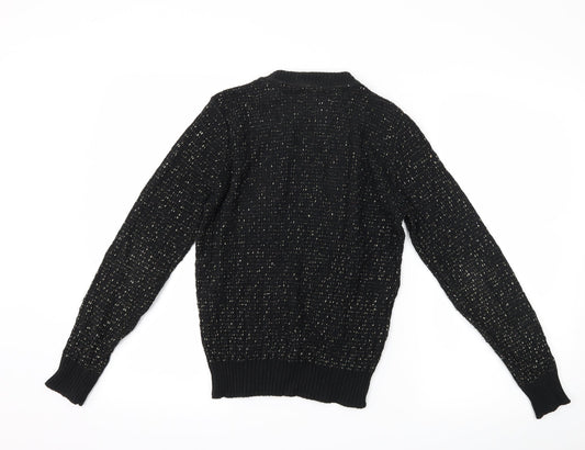 Preworn Womens Black   Pullover Jumper Size 10