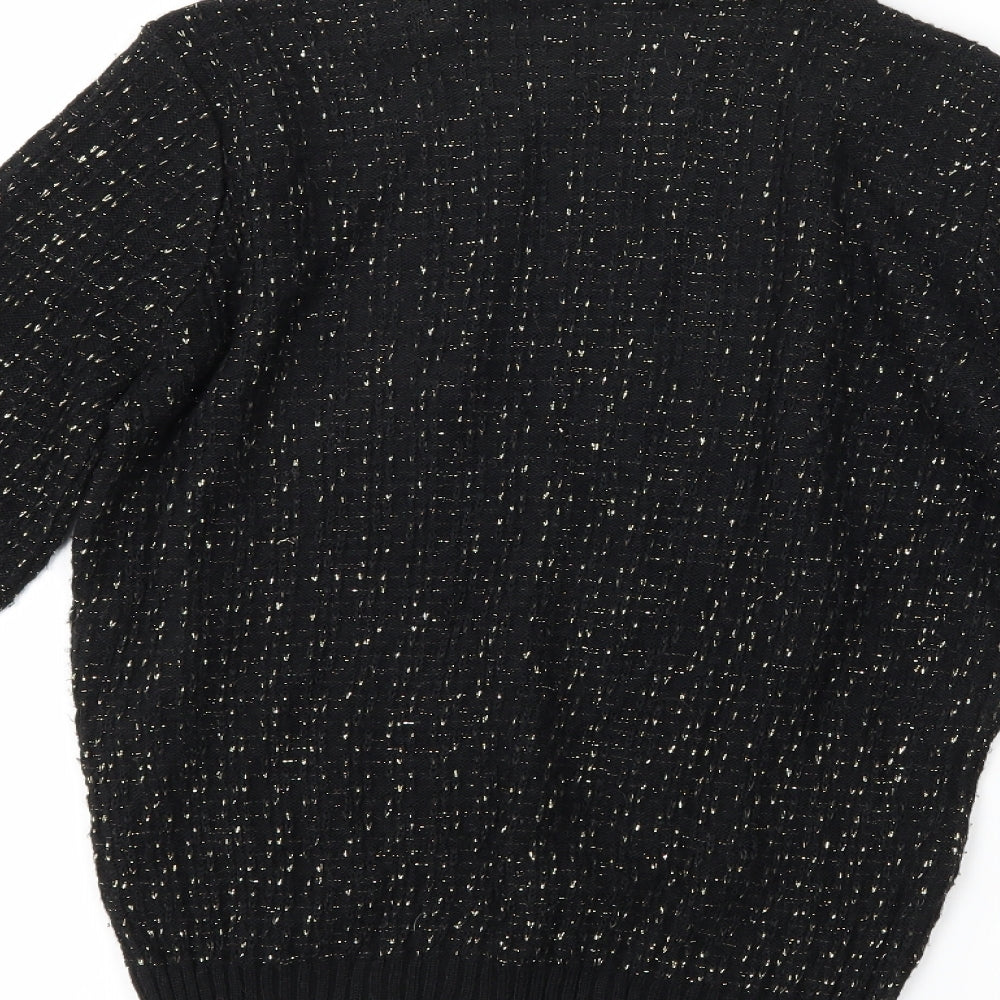 Preworn Womens Black   Pullover Jumper Size 10