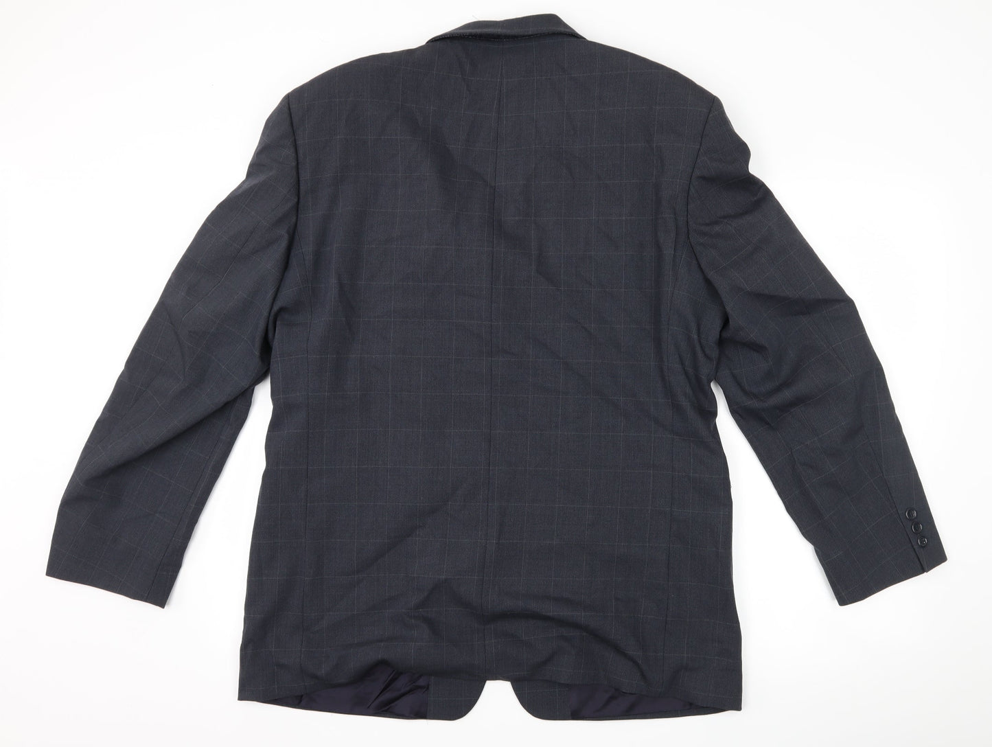 moorecroft Mens Grey Check  Jacket Suit Jacket Size 42