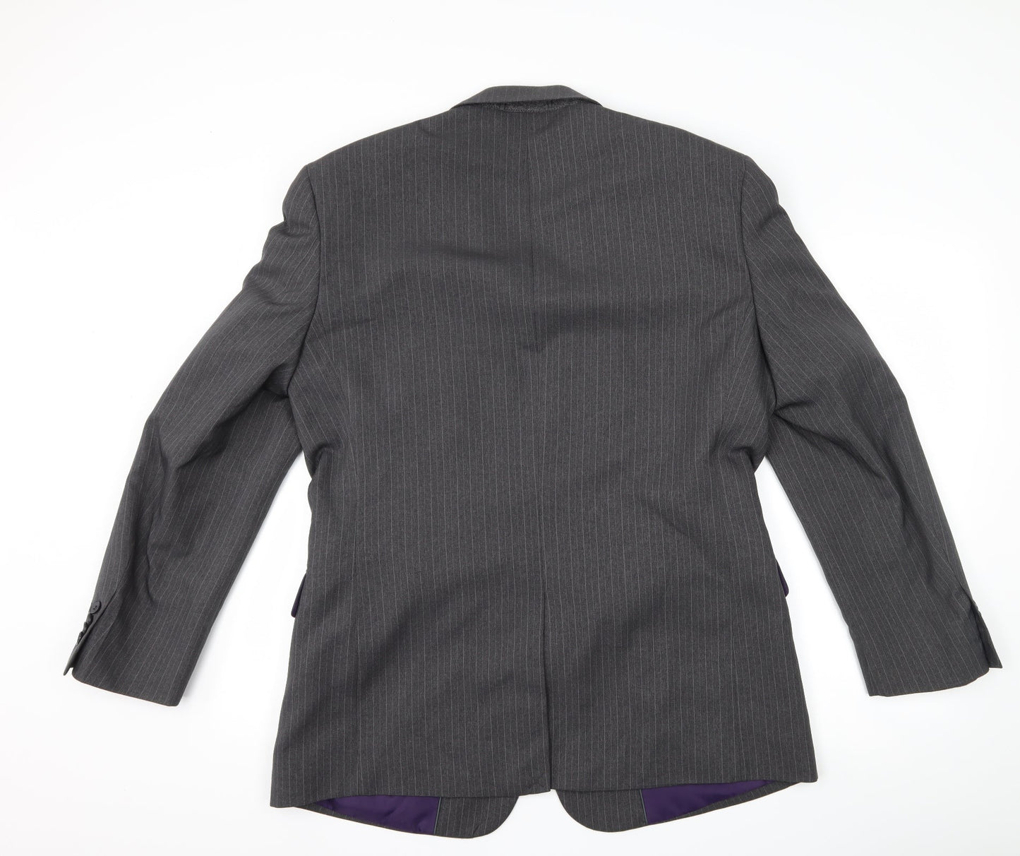 Taylor & Wright Mens Grey Striped  Jacket Suit Jacket Size 42