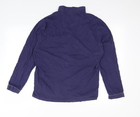 Preworn Womens Purple   Basic Button-Up Size S