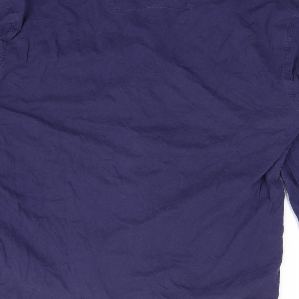 Preworn Womens Purple   Basic Button-Up Size S
