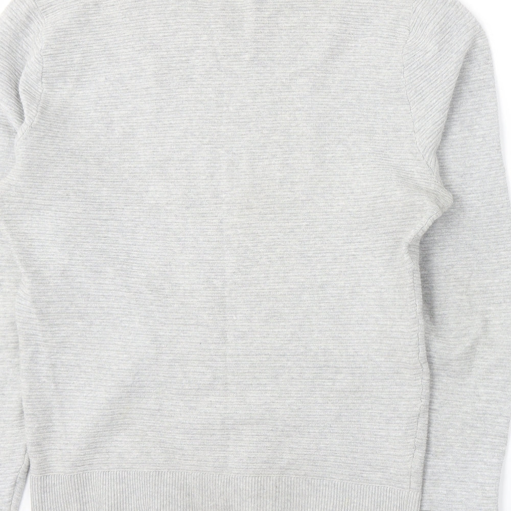 yd. Mens Grey  Knit Pullover Jumper Size L