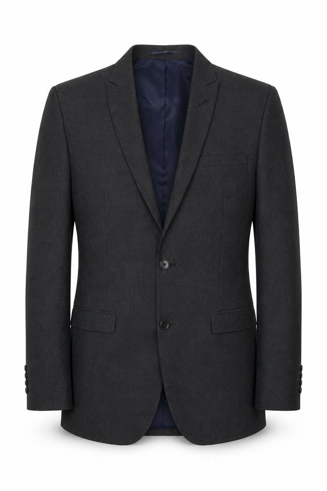 Front view of Next men’s grey jacket suit jacket, size M