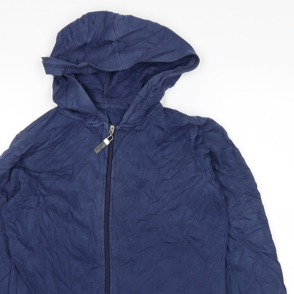 jasper  Boys Blue   Full Zip Hoodie Size S