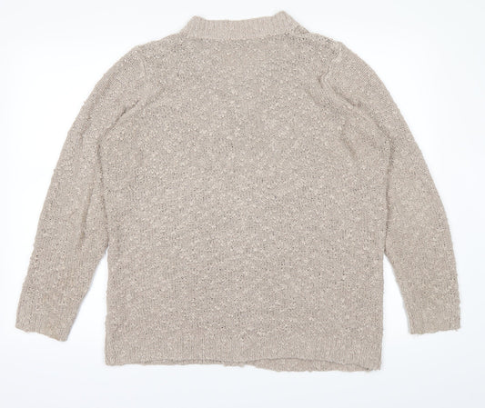 BM Womens Brown   Cardigan Jumper Size M
