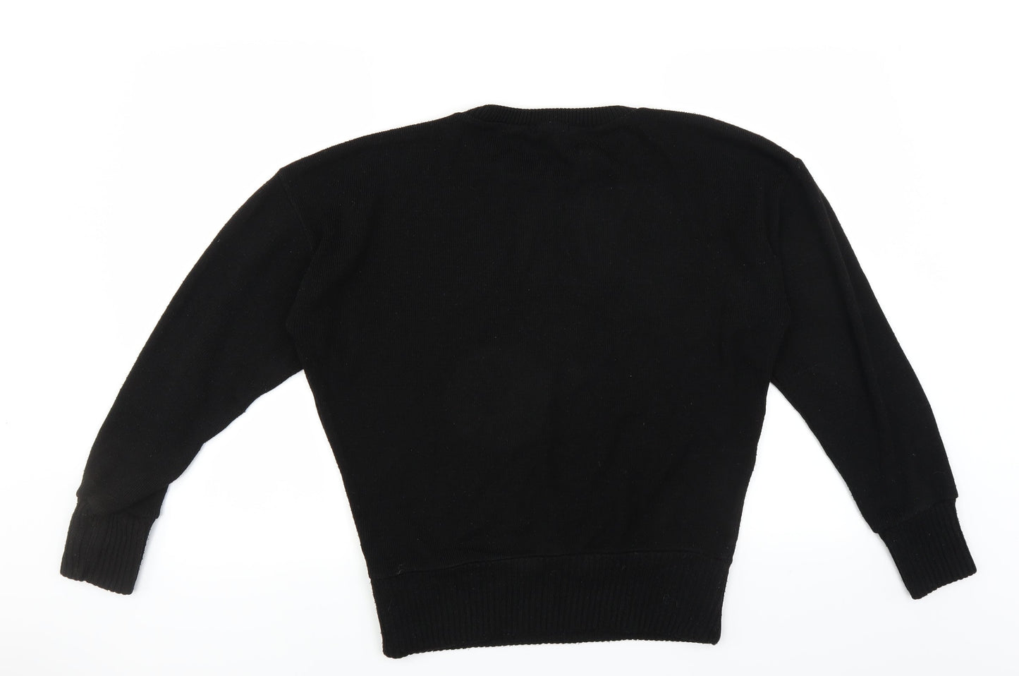 Boohoo Womens Black   Pullover Jumper Size M
