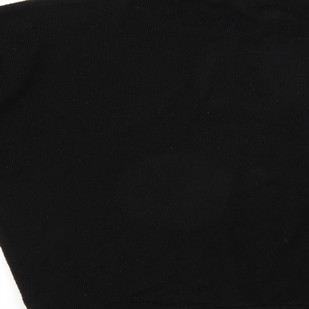 Boohoo Womens Black   Pullover Jumper Size M
