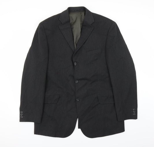 Preworn Mens Grey   Jacket Suit Jacket Size 44