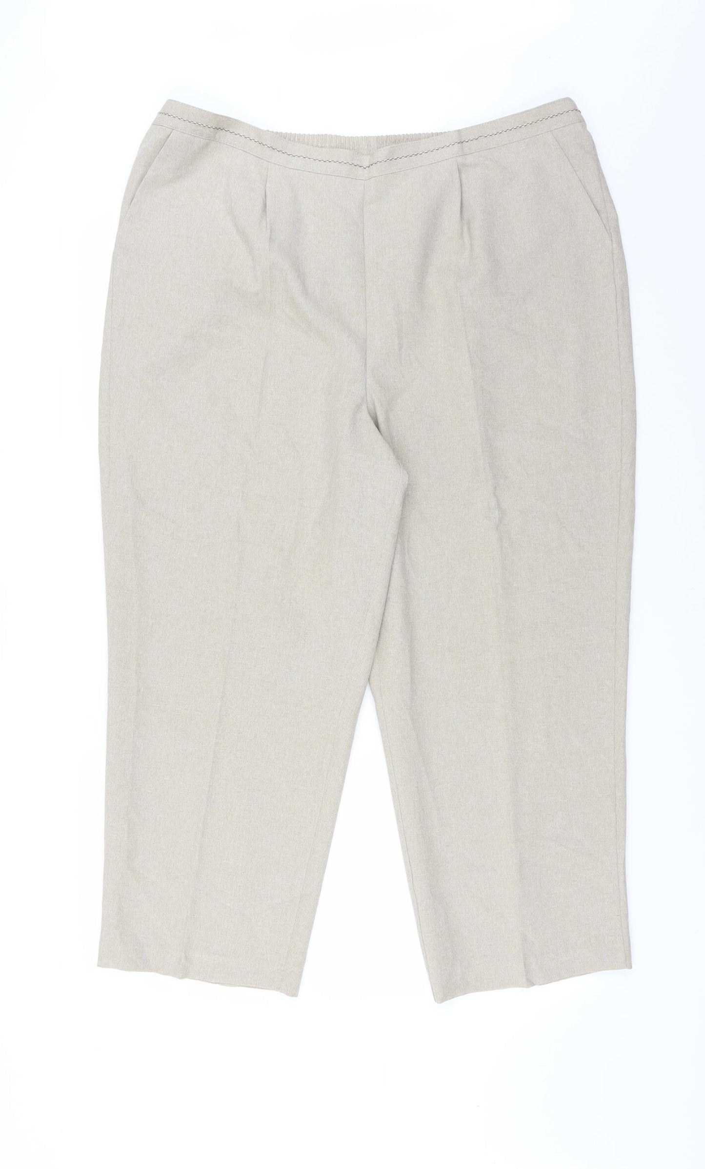 Le Bon Marché Womens Beige   Trousers  Size 20 L25 in