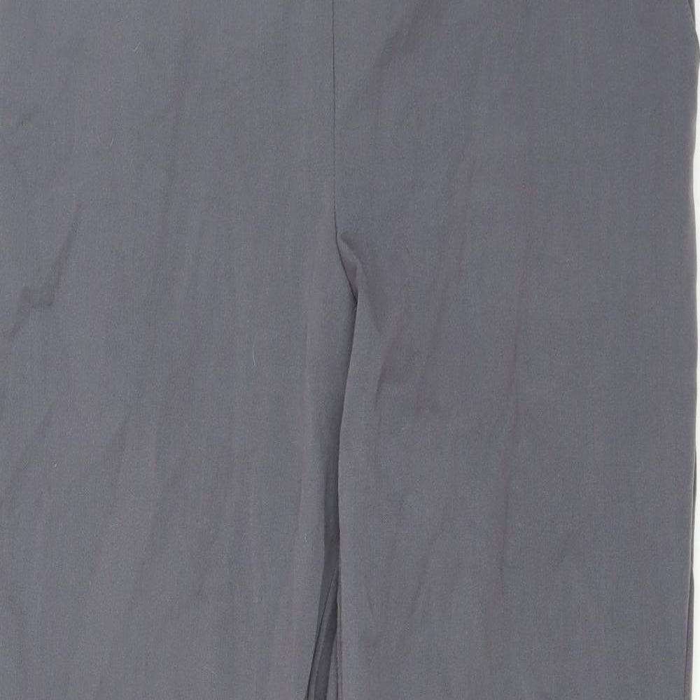 Anna Rose Womens Grey   Trousers  Size 14 L26 in