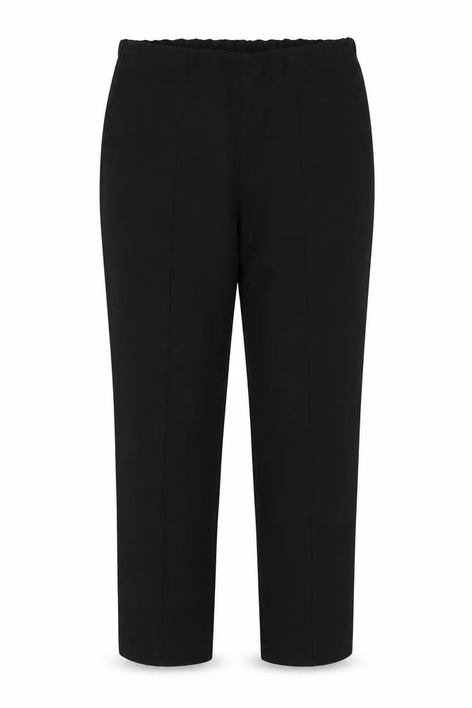 Front view of Classics women’s black trousers, size UK 12, 26-inch leg
