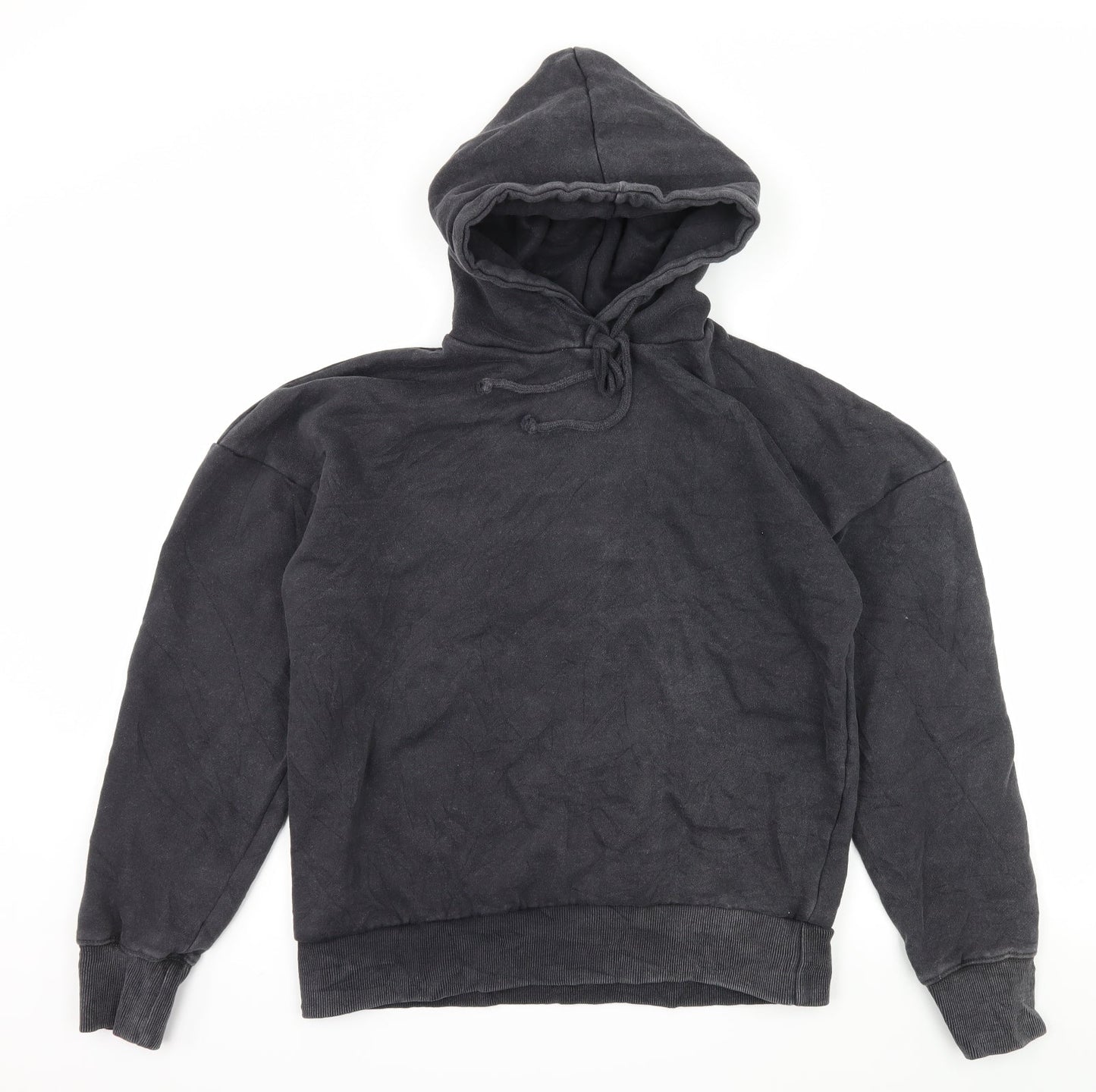 Missguided Womens Grey  Jersey Pullover Hoodie Size 4