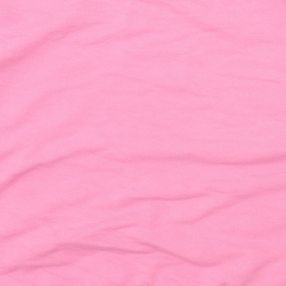 Noisy may Womens Pink  Jersey Pullover Sweatshirt Size XS
