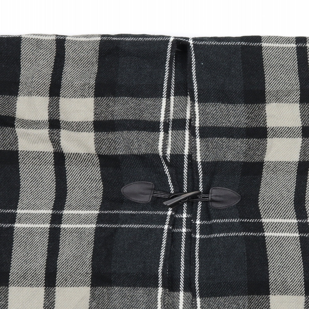 NEXT Womens Green Plaid Knit Jacket  One Size