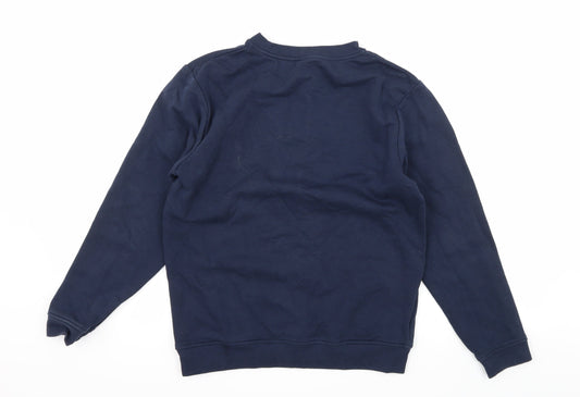 Nutmeg Boys Blue  Jersey Pullover Sweatshirt Size 11-12 Years