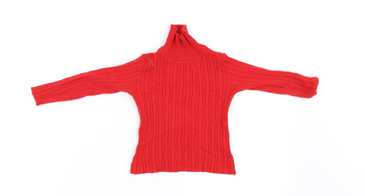 Nutmeg Girls Red   Pullover Jumper Size 2-3 Years