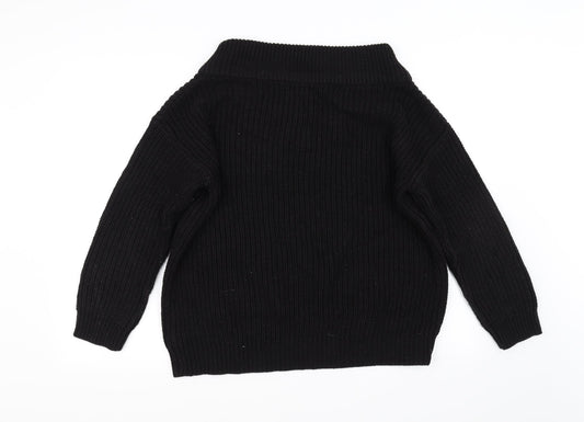 New Look Womens Black   Pullover Jumper Size M