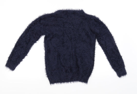 TU Boys Black   Pullover Jumper Size 10 Years