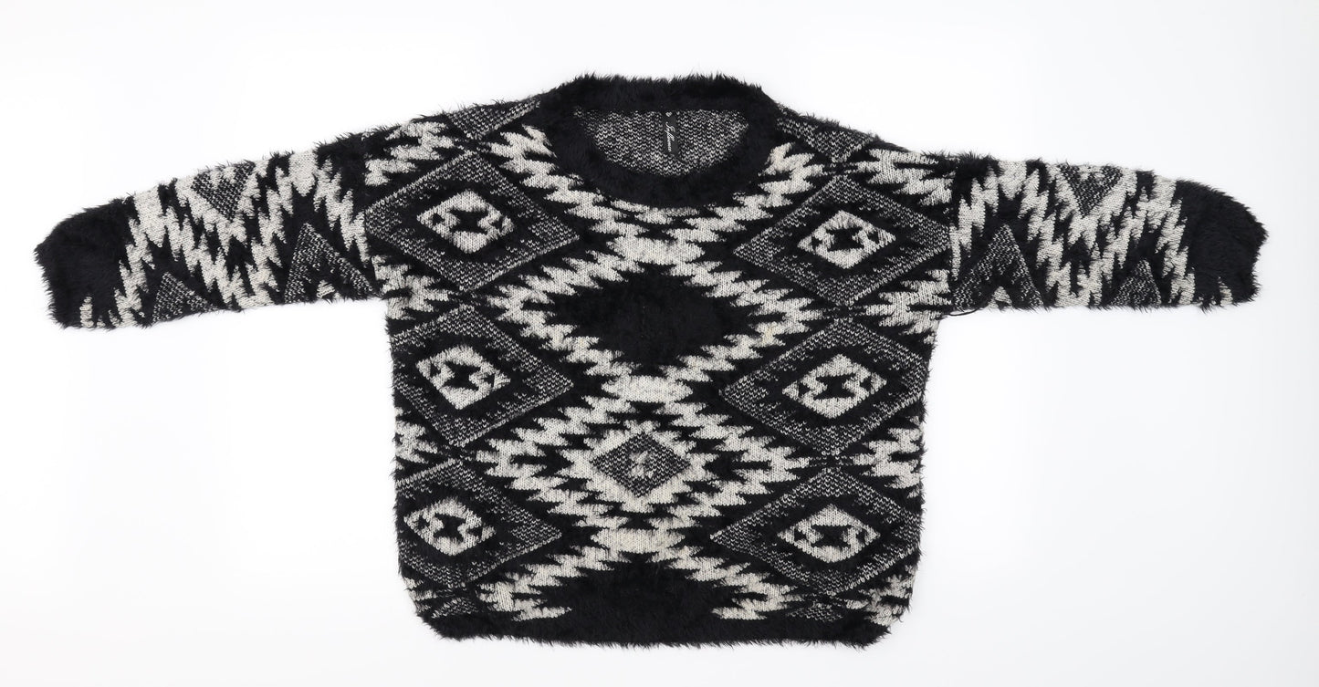 Preworn Womens Black   Pullover Jumper Size 12