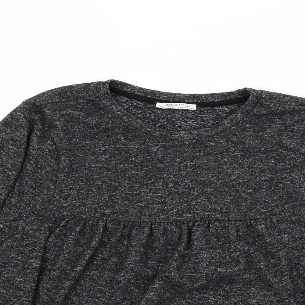 Zara Womens Grey   Pullover Jumper Size S