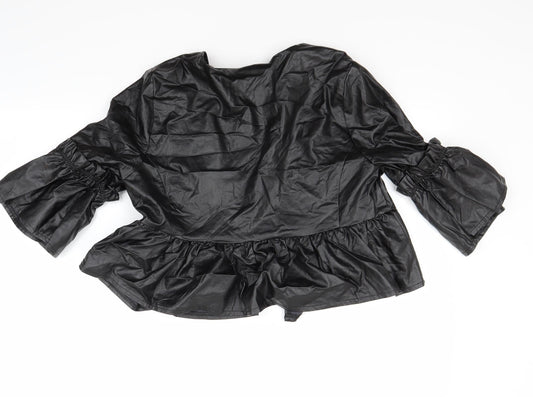 loveown Womens Black   Jacket Coat Size 14
