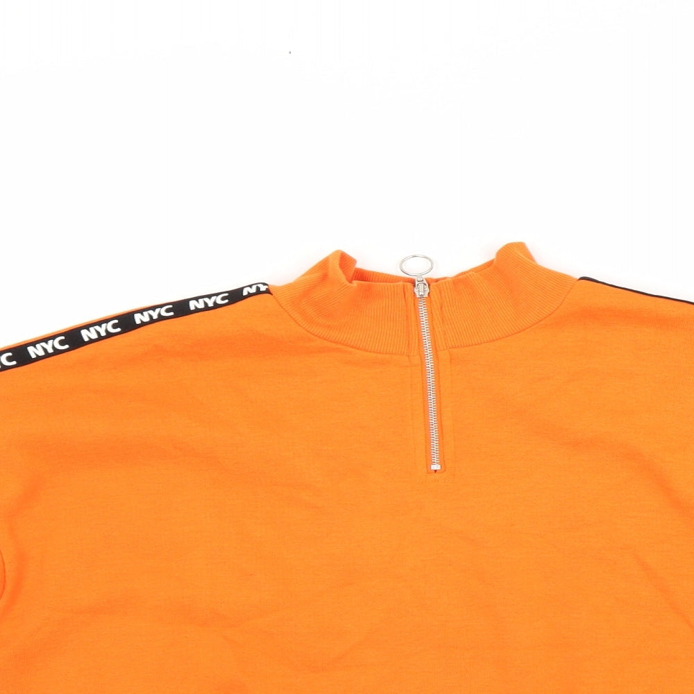 Primark Womens Orange   Pullover Sweatshirt Size XS