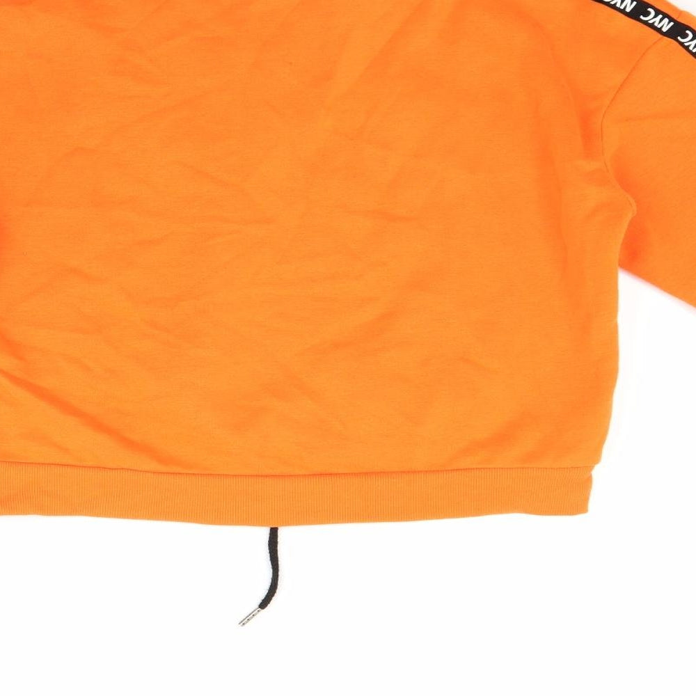 Primark Womens Orange   Pullover Sweatshirt Size XS