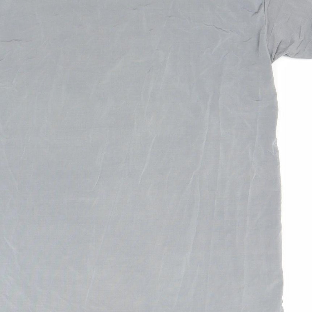 Tipsy Elves Womens Grey   Basic T-Shirt Size L