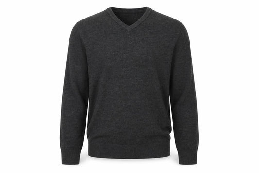 F&F Mens Grey  Knit Pullover Jumper Size S