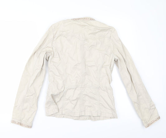 Papaya Womens Beige   Jacket  Size 14