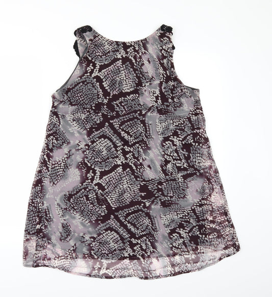 NEXT Womens Purple Geometric  Camisole Blouse Size 12