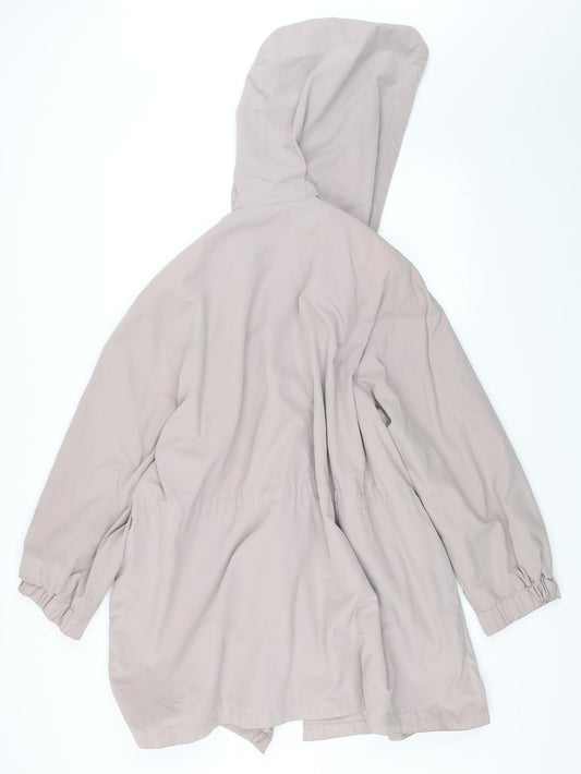 Telemac Womens Pink   Parka Coat Size 14
