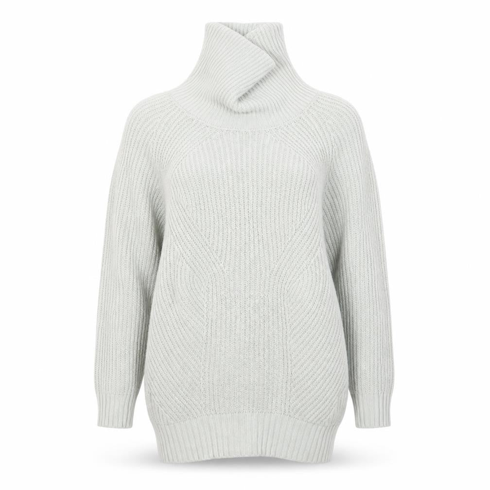 Front view of Wallis women’s grey knit jumper, size S