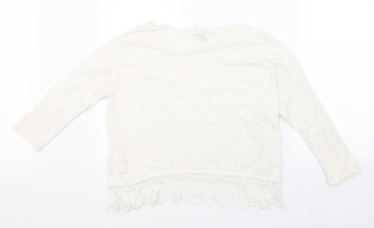H&M Womens Beige   Pullover Jumper Size M