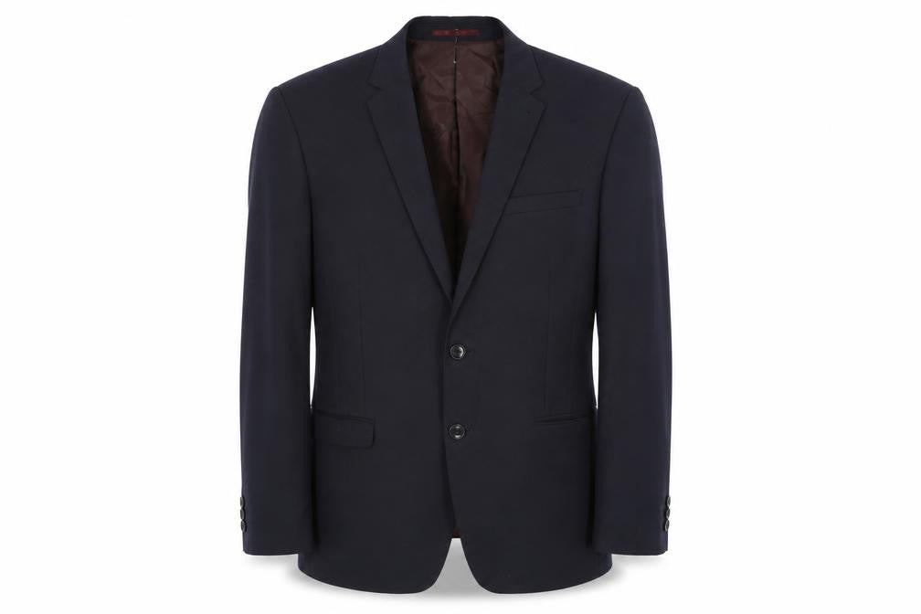 Front view of Marks & Spencer men’s blue jacket suit jacket, size 40