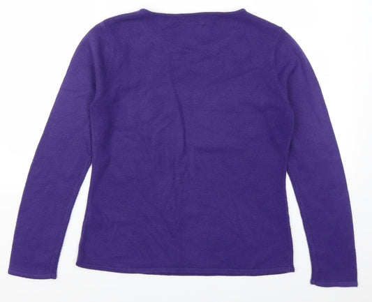 Bonmarché Womens Purple   Pullover Jumper Size S