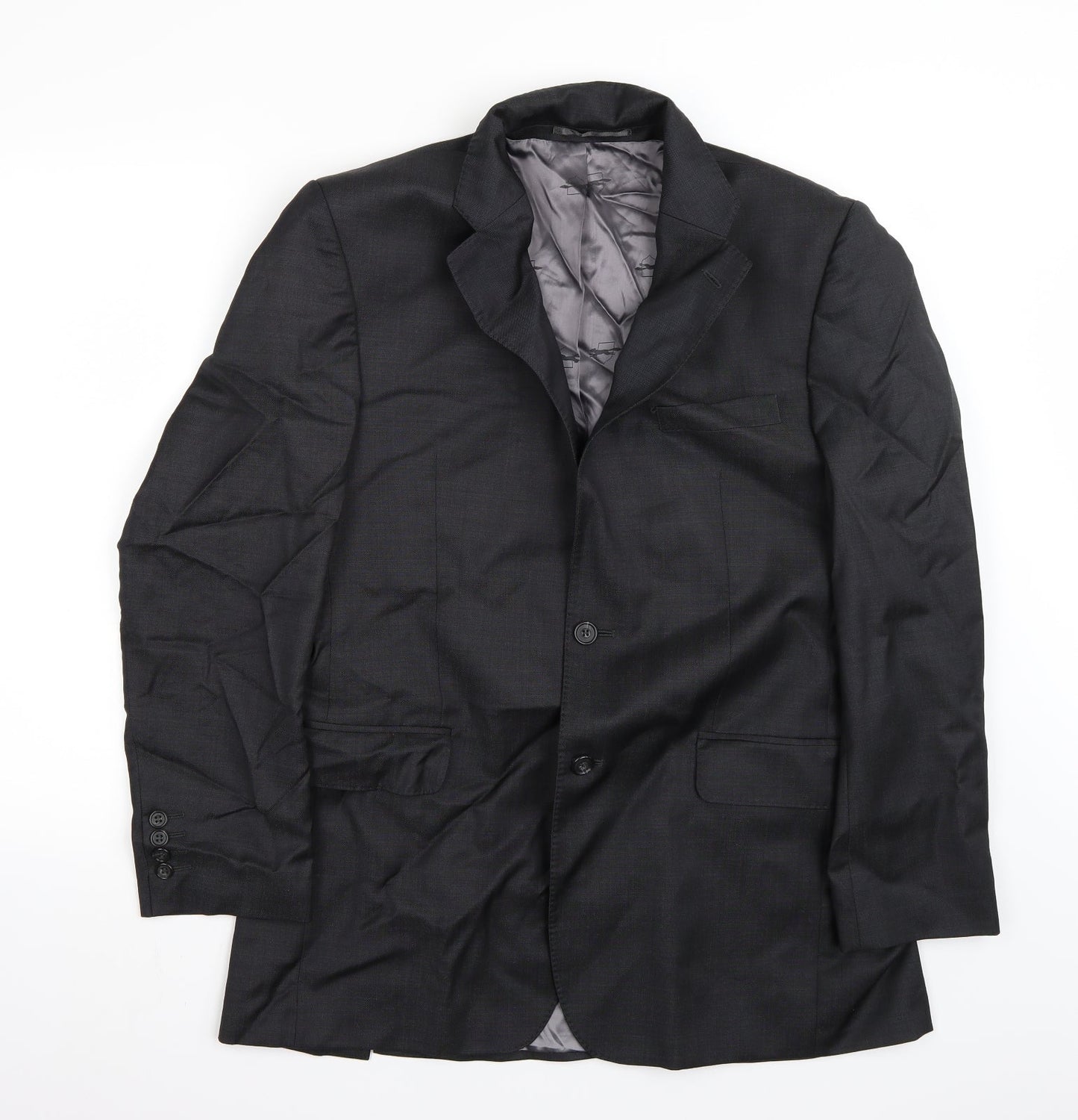 Paul Costelloe Mens Black   Jacket Suit Jacket Size 40