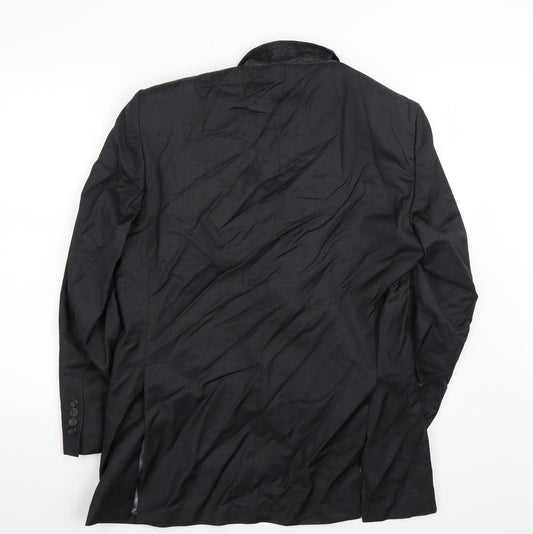 Paul Costelloe Mens Black   Jacket Suit Jacket Size 40