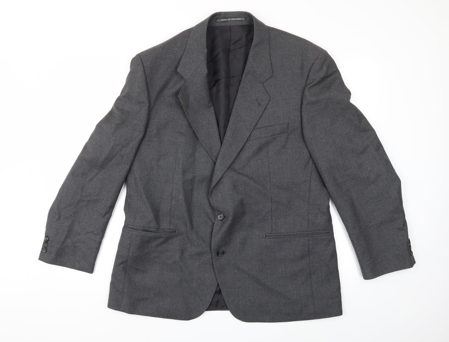 Preworn Mens Grey   Jacket Suit Jacket Size 44