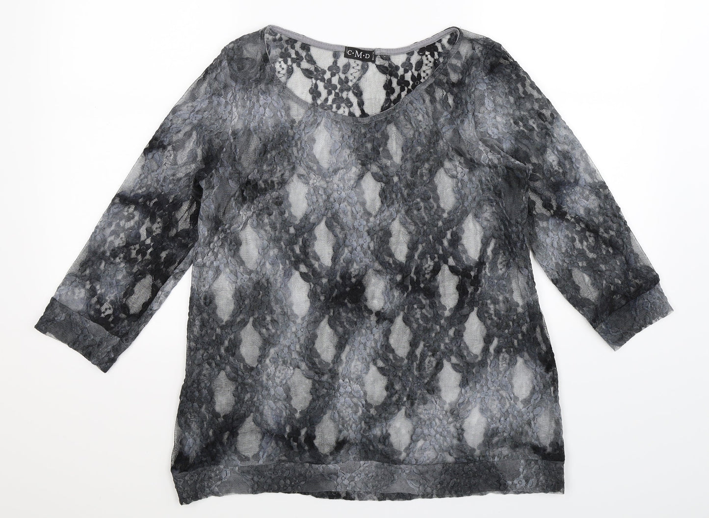 CMD Womens Grey   Basic Blouse Size 14