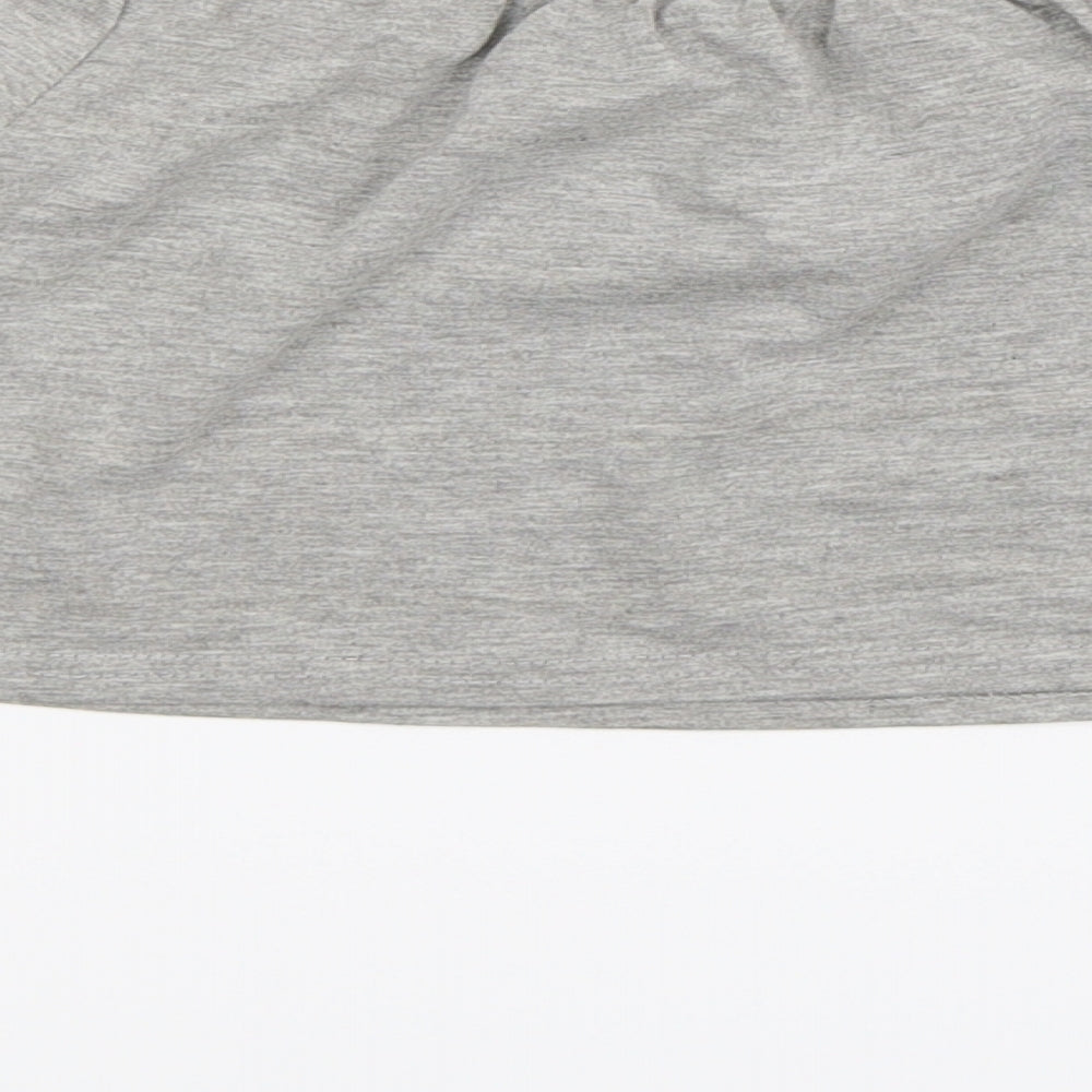 Boohoo Womens Grey   Basic T-Shirt Size 10