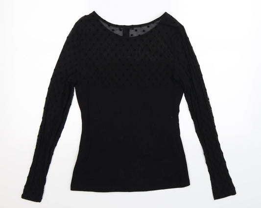 H&M Womens Black   Pullover Jumper Size S