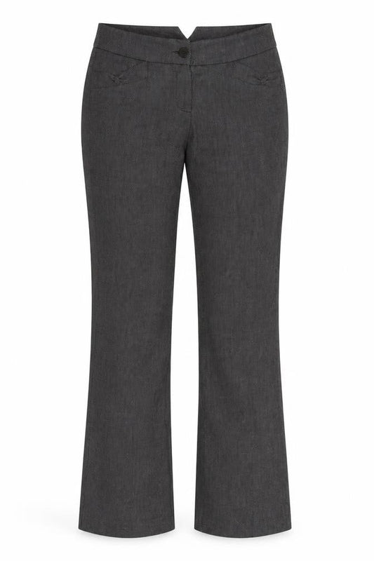 NAF NAF Womens Grey   Trousers  Size 32 in L32 in