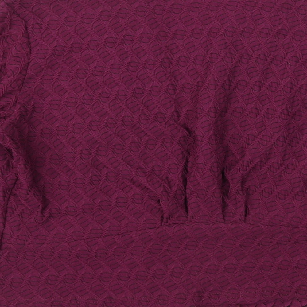 Amber Womens Purple   Jacket  Size 14